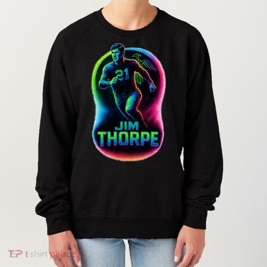 Jim Thorpe Epic Neon Pose Women's Sweatshirt