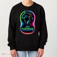 Jim Thorpe Epic Neon Pose Women's Sweatshirt thumb 0