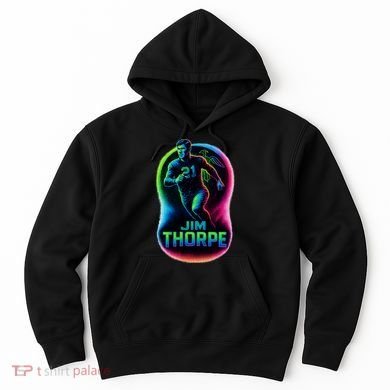 Jim Thorpe Epic Neon Pose Hoodie