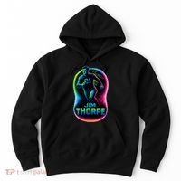 Jim Thorpe Epic Neon Pose Hoodie thumb 0
