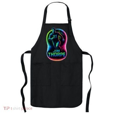 Jim Thorpe Epic Neon Pose Apron