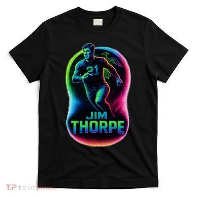 Jim Thorpe Epic Neon Pose T-Shirt
