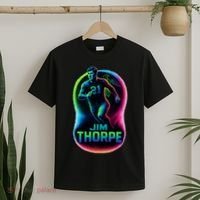 Jim Thorpe Epic Neon Pose T-Shirt thumb 2