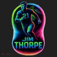 Jim Thorpe Epic Neon Pose Beanie thumb 2