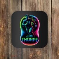Jim Thorpe Epic Neon Pose Coaster thumb 0