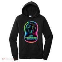 Jim Thorpe Epic Neon Pose Women's Hoodie thumb 0