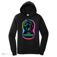 Jim Thorpe Epic Neon Pose Women's Hoodie thumb 0
