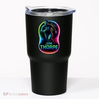 Jim Thorpe Epic Neon Pose Tumbler