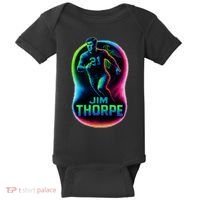 Jim Thorpe Epic Neon Pose Baby Bodysuit thumb 0