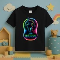 Jim Thorpe Epic Neon Pose Toddler T-Shirt thumb 3