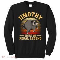 Jimothy The Feral Legend Raccoon Seattle Sweatshirt thumb 0
