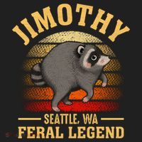 Jimothy The Feral Legend Raccoon Seattle Beanie thumb 2