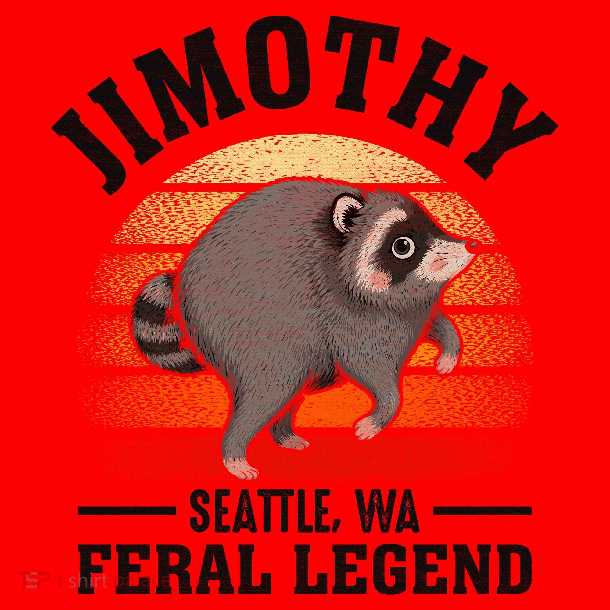 Jimothy The Feral Legend Raccoon Seattle Santa Hat