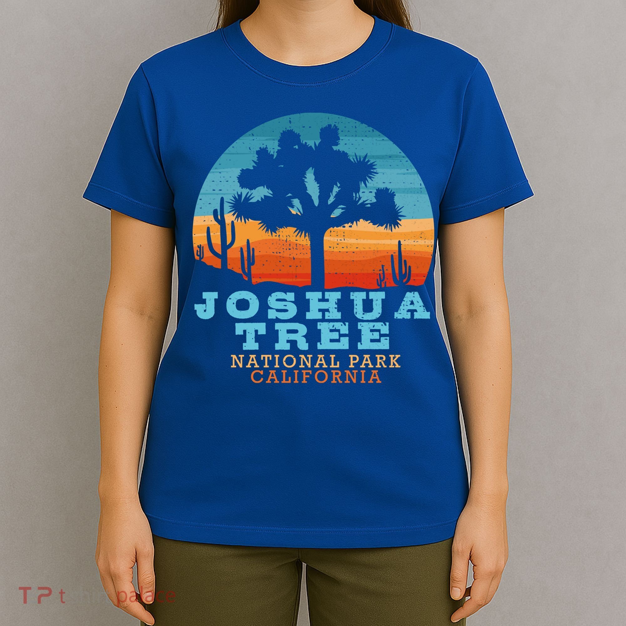 Joshua Tree Funny Gift Desert Palm Outdoor Camping Cactus Springs Cool Gift T-Shirt