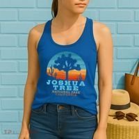 Joshua Tree Funny Gift Desert Palm Outdoor Camping Cactus Springs Cool Gift Women's Tank Top thumb 2