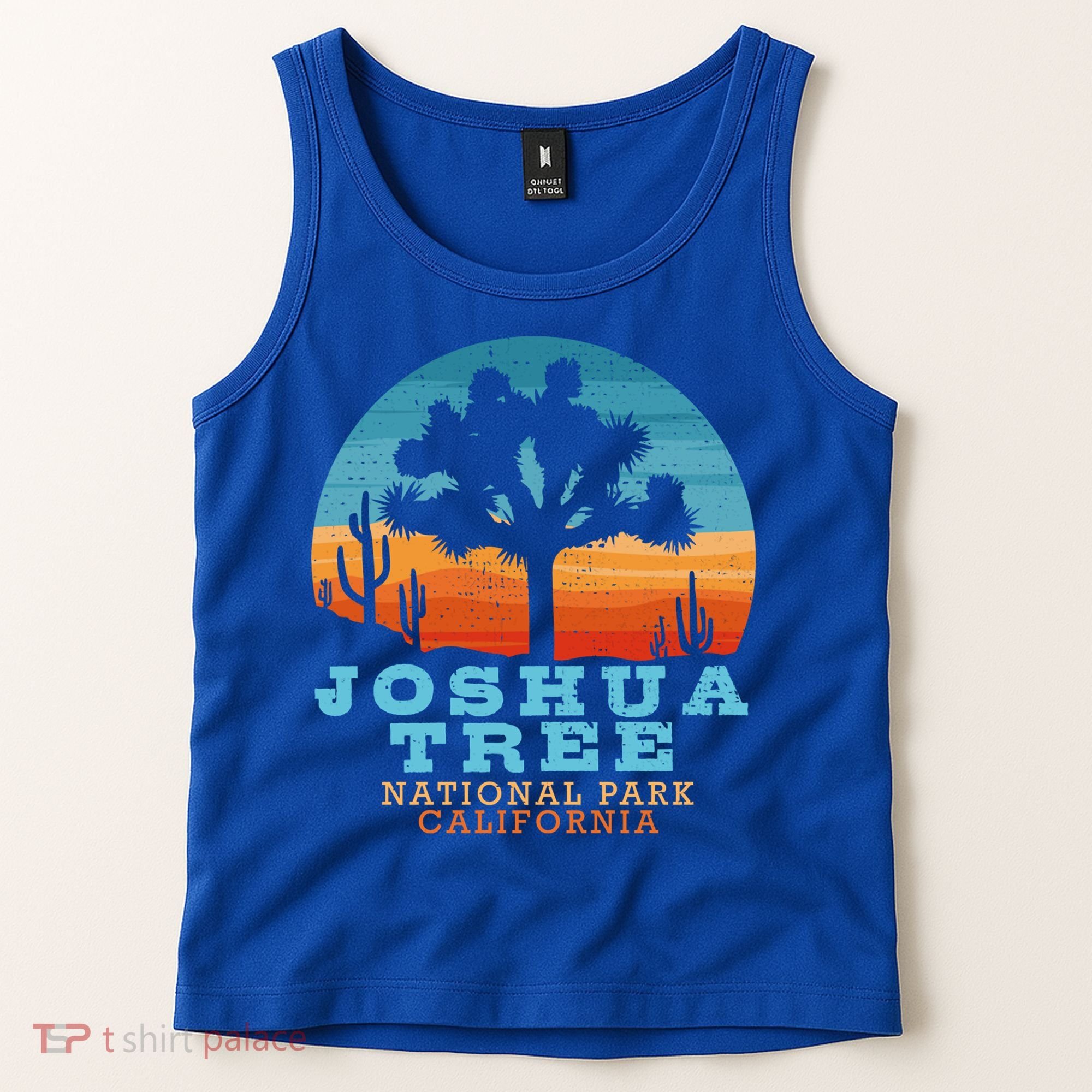 Joshua Tree Funny Gift Desert Palm Outdoor Camping Cactus Springs Cool Gift Tank Top