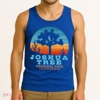 Joshua Tree Funny Gift Desert Palm Outdoor Camping Cactus Springs Cool Gift Tank Top thumb 3