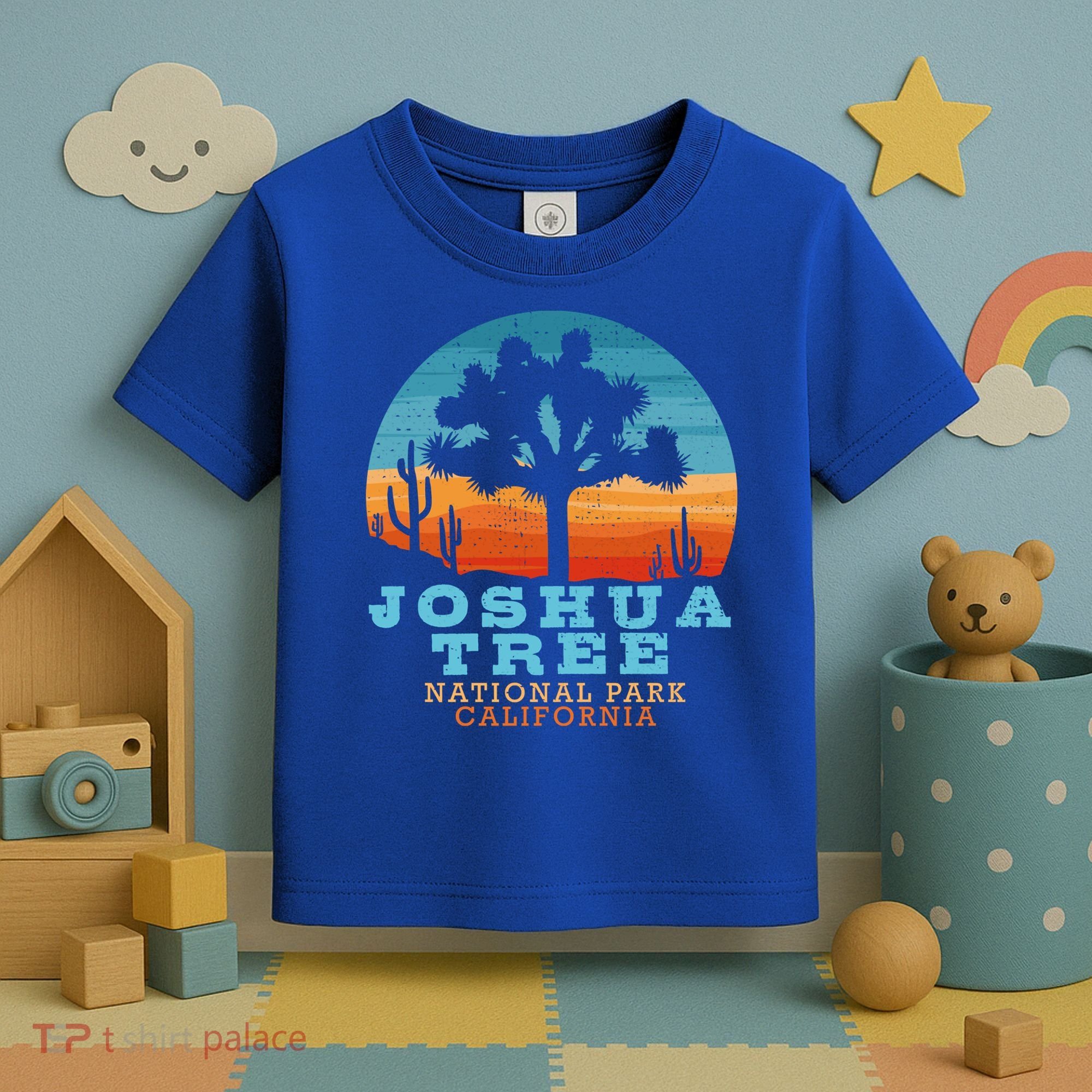 Joshua Tree Funny Gift Desert Palm Outdoor Camping Cactus Springs Cool Gift Toddler T-Shirt