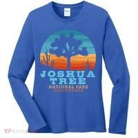 Joshua Tree Funny Gift Desert Palm Outdoor Camping Cactus Springs Cool Gift Women's Long Sleeve Shirt thumb 0