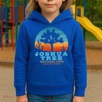 Joshua Tree Funny Gift Desert Palm Outdoor Camping Cactus Springs Cool Gift Kids Hoodie thumb 3