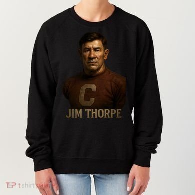 Jim Thorpe Hyper Realistic Digital Art Women's Sweatshirt