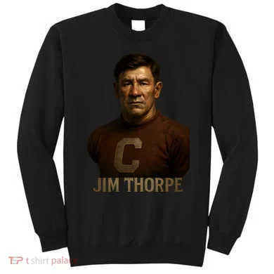 Jim Thorpe Hyper Realistic Digital Art Sweatshirt