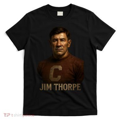 Jim Thorpe Hyper Realistic Digital Art T-Shirt
