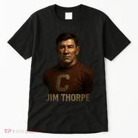 Jim Thorpe Hyper Realistic Digital Art Tall T-Shirt thumb 0