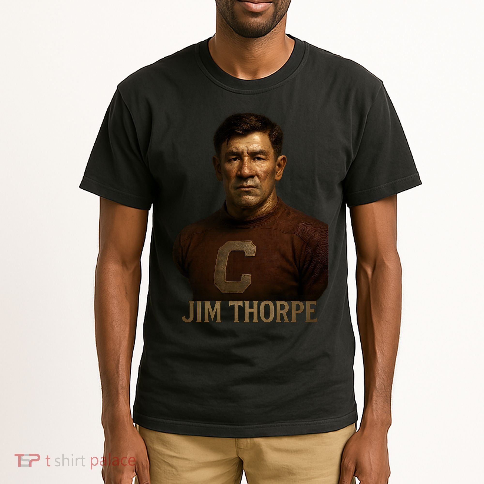 Jim Thorpe Hyper Realistic Digital Art Tall T-Shirt