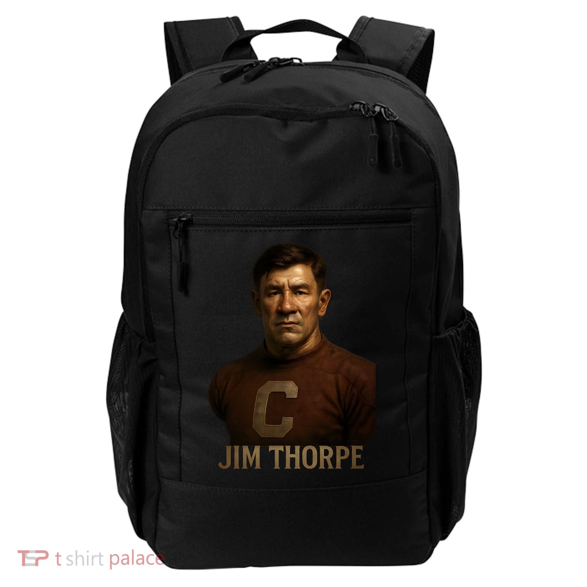 Jim Thorpe Hyper Realistic Digital Art Backpack
