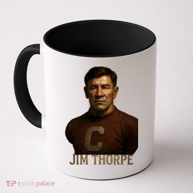 Jim Thorpe Hyper Realistic Digital Art Coffee Mug