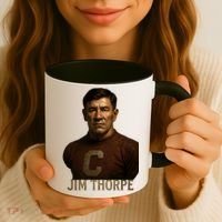 Jim Thorpe Hyper Realistic Digital Art Coffee Mug thumb 3