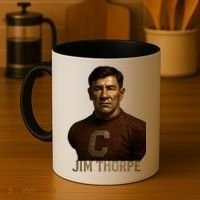 Jim Thorpe Hyper Realistic Digital Art Coffee Mug thumb 4