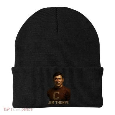 Jim Thorpe Hyper Realistic Digital Art Beanie
