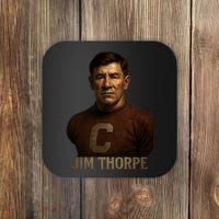 Jim Thorpe Hyper Realistic Digital Art Coaster thumb 0