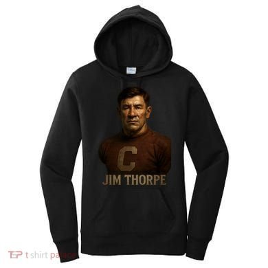 Jim Thorpe Hyper Realistic Digital Art Women's Hoodie