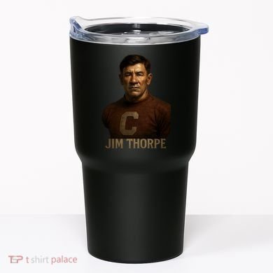 Jim Thorpe Hyper Realistic Digital Art Tumbler