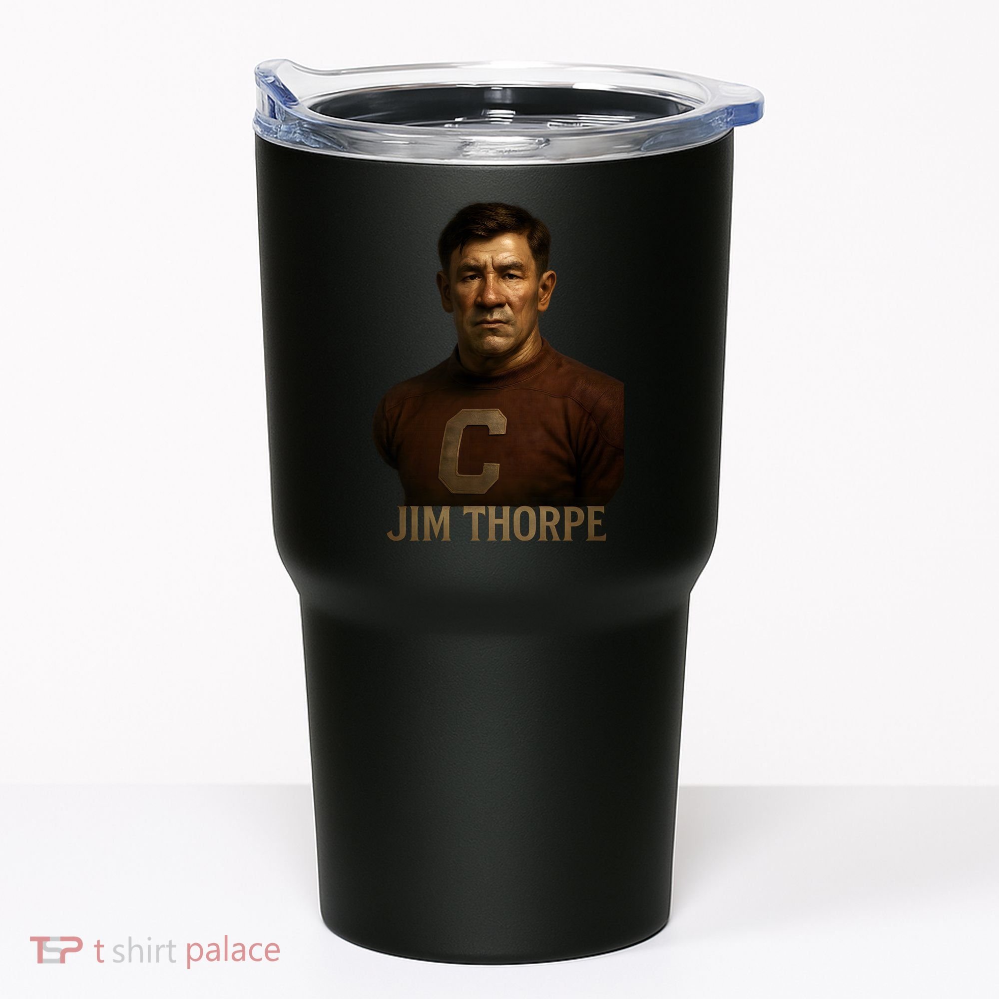 Jim Thorpe Hyper Realistic Digital Art Tumbler