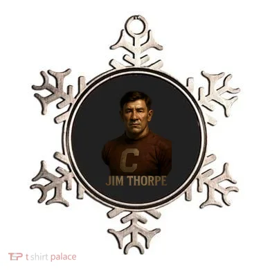 Jim Thorpe Hyper Realistic Digital Art Ornament