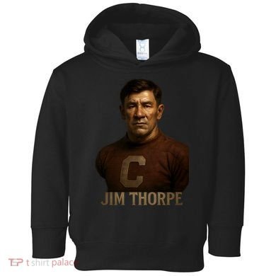 Jim Thorpe Hyper Realistic Digital Art Toddler Hoodie