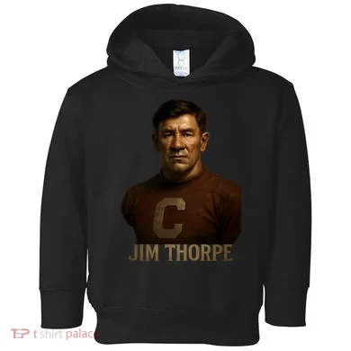 Jim Thorpe Hyper Realistic Digital Art Toddler Hoodie