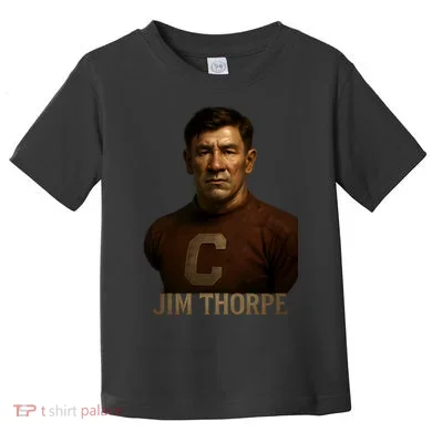 Jim Thorpe Hyper Realistic Digital Art Toddler T-Shirt