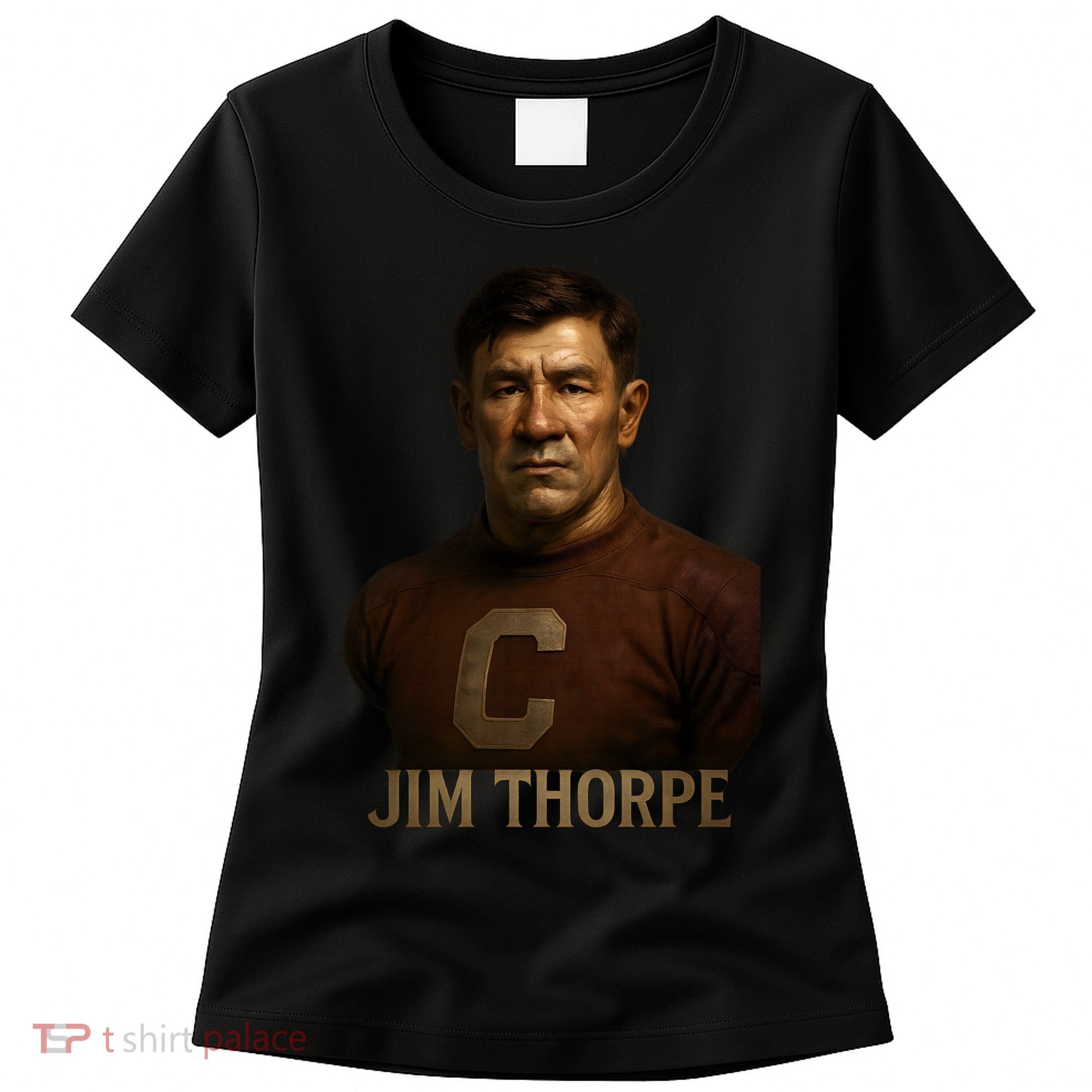 Jim Thorpe Hyper Realistic Digital Art Women's T-Shirt