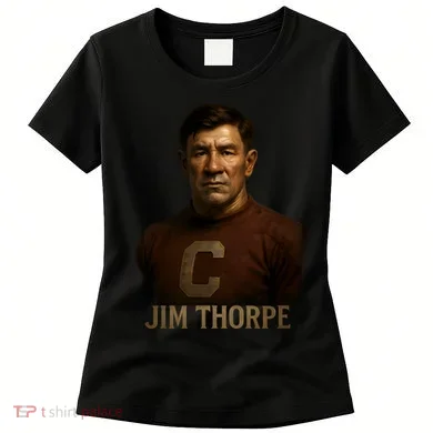 Jim Thorpe Hyper Realistic Digital Art Women's T-Shirt
