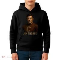 Jim Thorpe Hyper Realistic Digital Art Kids Hoodie thumb 4