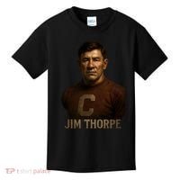 Jim Thorpe Hyper Realistic Digital Art Kids T-Shirt thumb 0