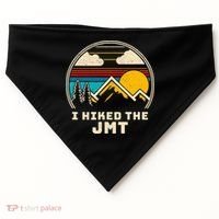 Jmt Thruhiker; I Hiked The Jmt USA-Made Doggie Bandana thumb 0