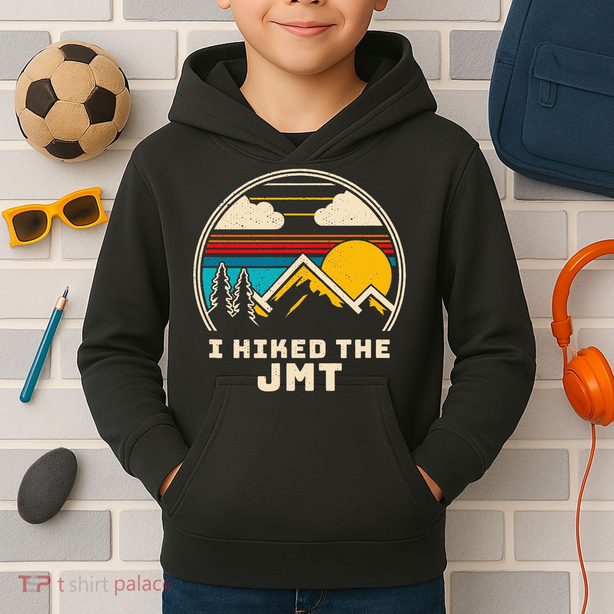 Jmt Thruhiker; I Hiked The Jmt Kids Hoodie