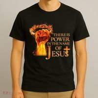Jesus There Is Power In The Name Of Jesust T-Shirt thumb 3