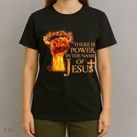 Jesus There Is Power In The Name Of Jesust T-Shirt thumb 4